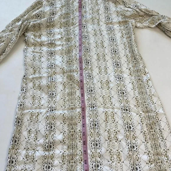 Faithfull The Brand Roman Dress Oasis Print Tie Small Beach Bohemian Coverup - Picture 6 of 7